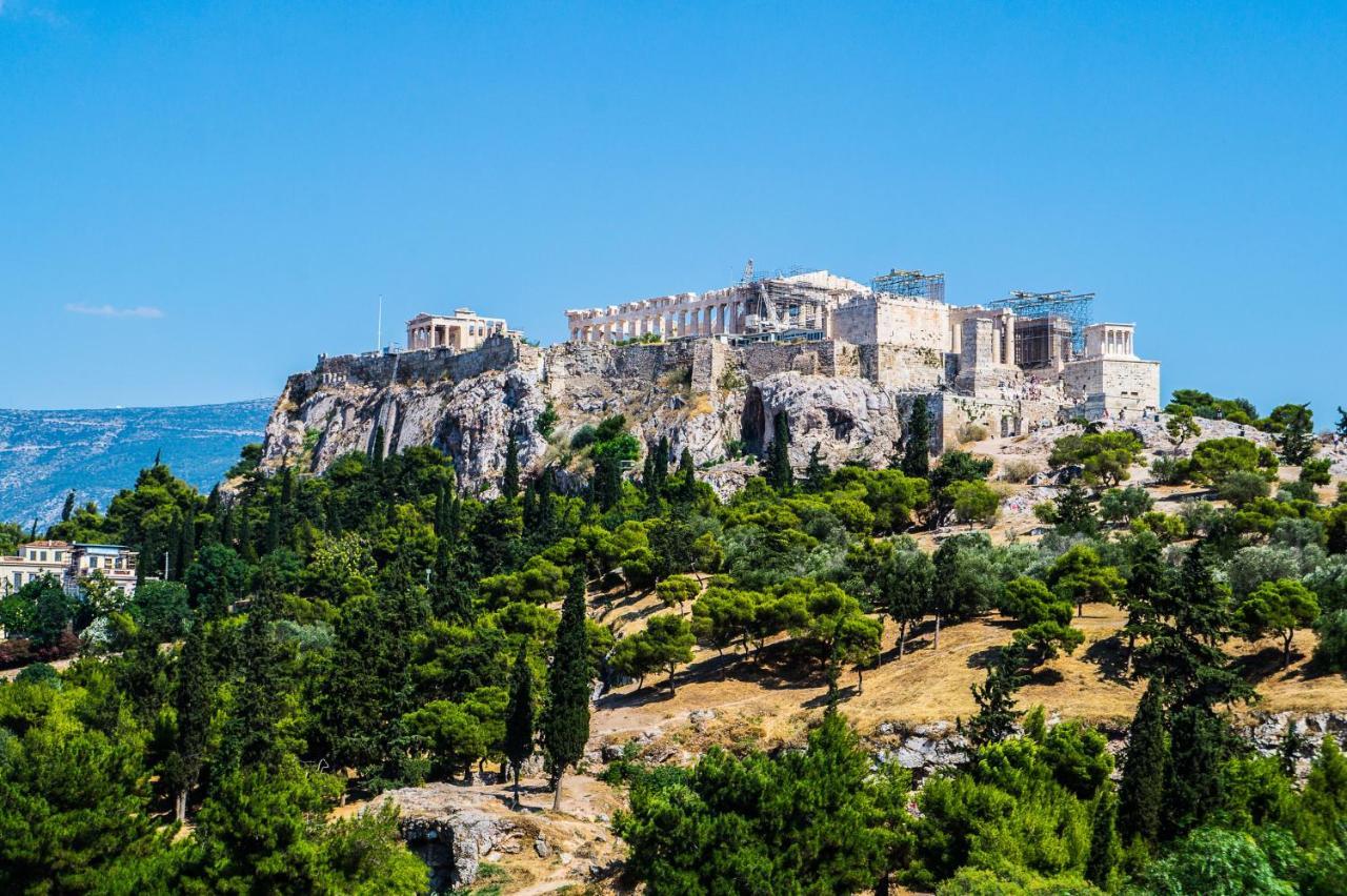 Acropolis, Athens Ancient Hill Flat A Lägenhet Exteriör bild